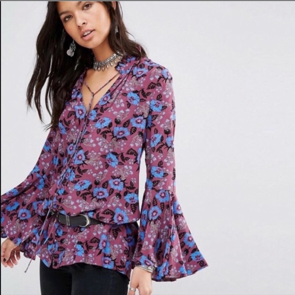 RARE! 🔮NWT FREE PEOPLE✨Magic Mystery Printed Tunic✨ - Picture 5 of 8
